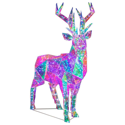 holographic {led light up} reindeer