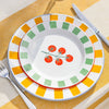 tomato enamel plate medium
