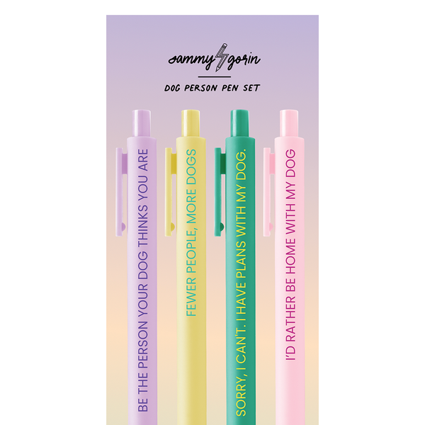 dog person pen set