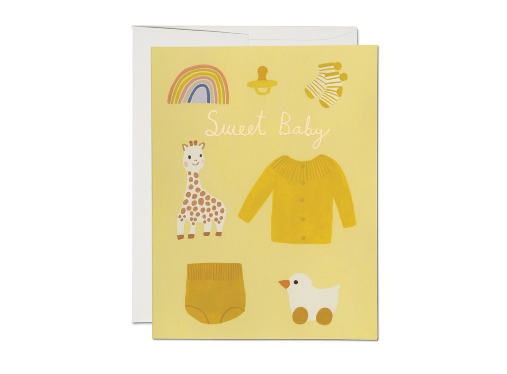sweet baby {yellow} card