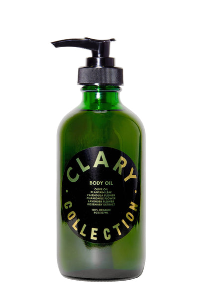 clary body oil