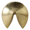 metal fortune cookie decorative figurine