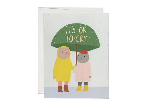 it's ok to cry card