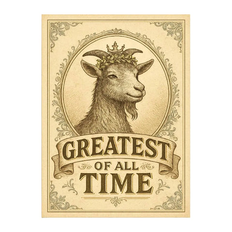 greatest of all time card