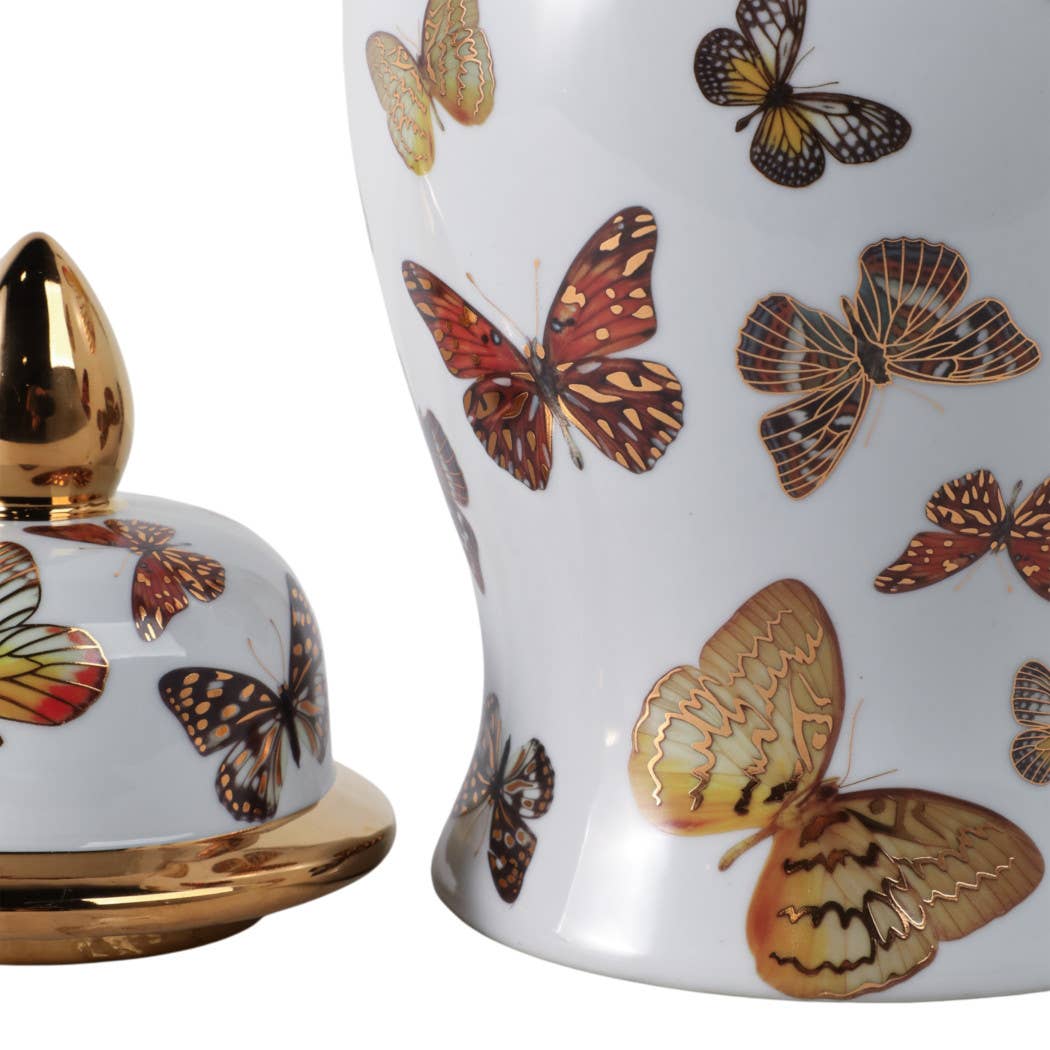 butterfly temple {medium} jar/vase