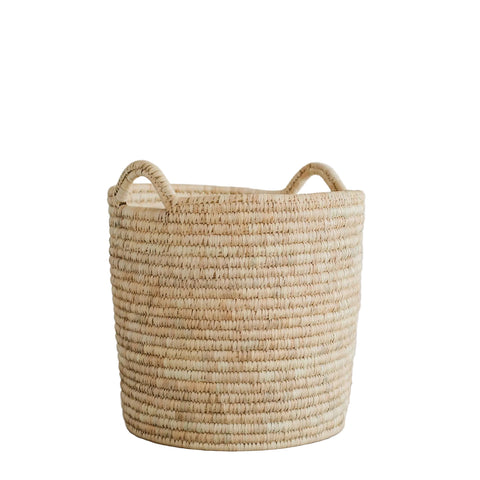 round large laundry basket