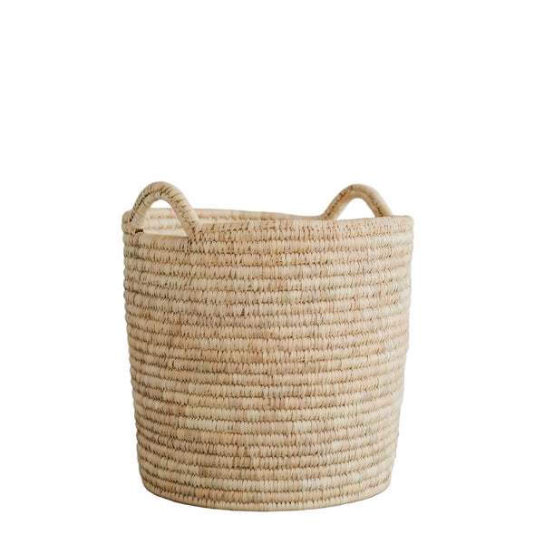 round large laundry basket