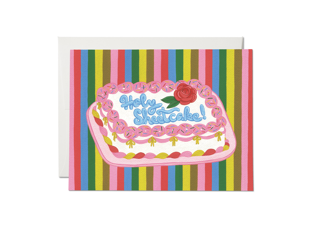holy sheetcake birthday card