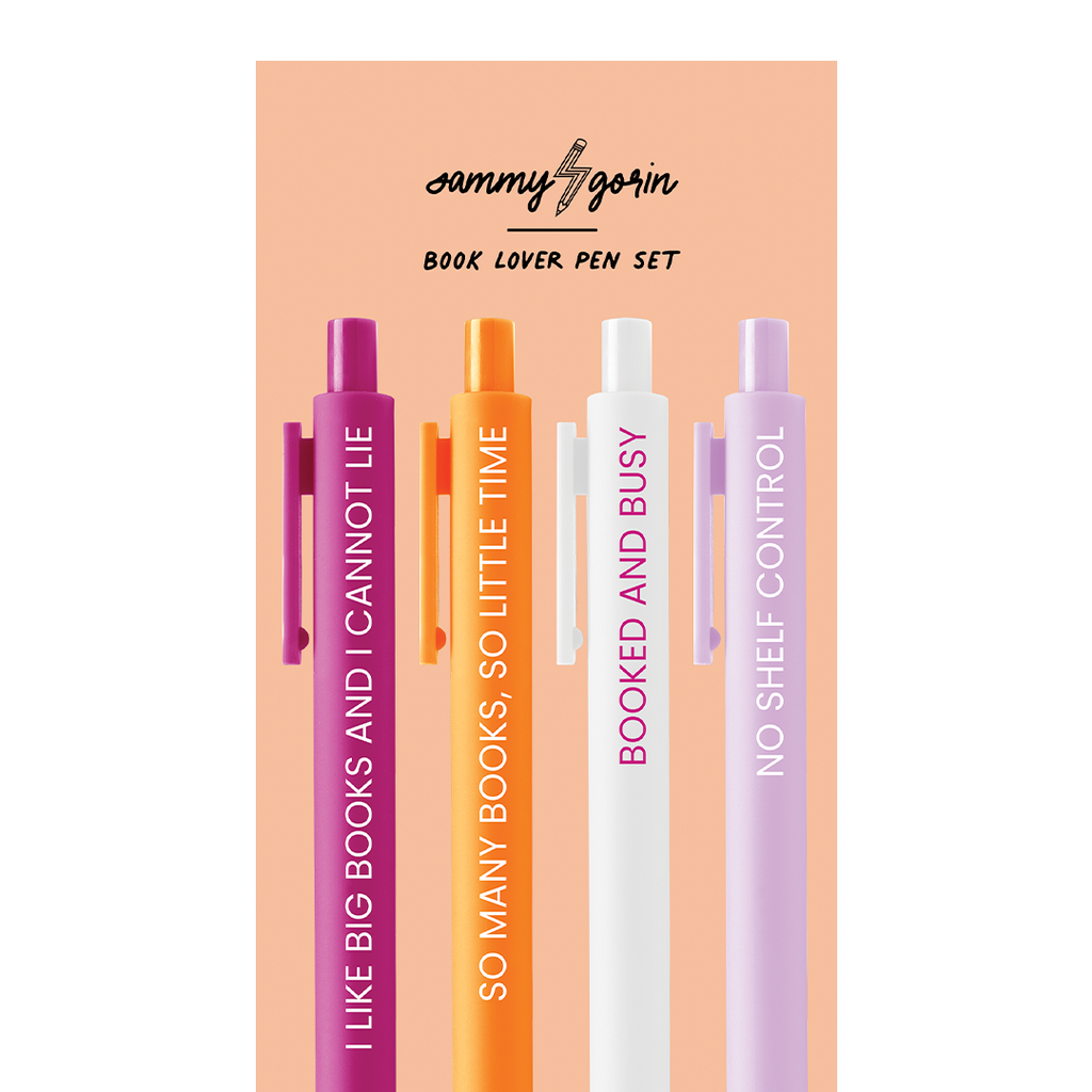 book lover pen set