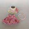 labubu pink designer dress set