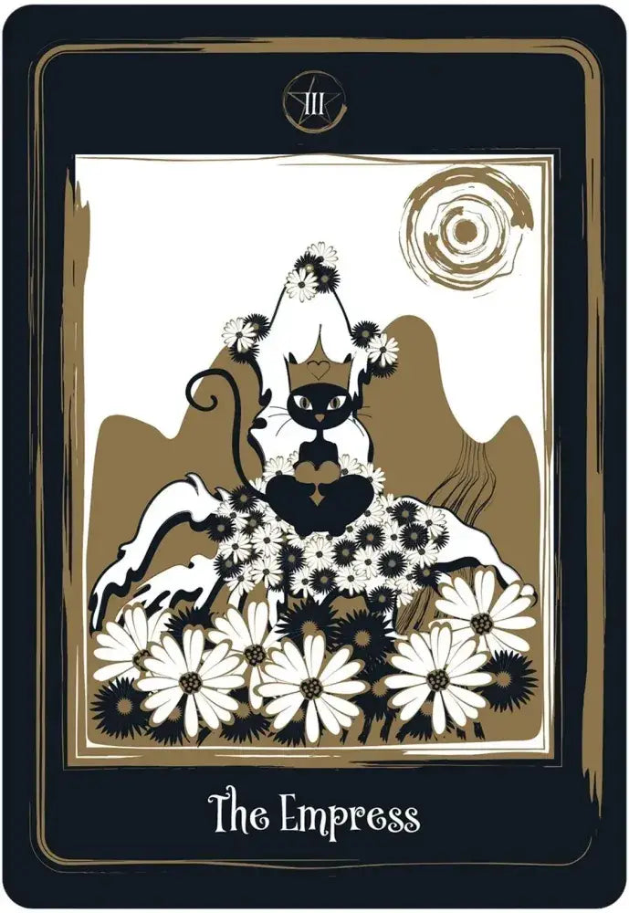 golden black cat tarot