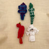 hand knit finger puppets puno