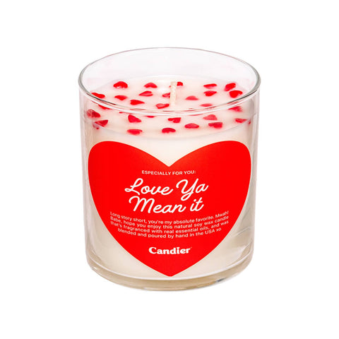 love ya mean it candle