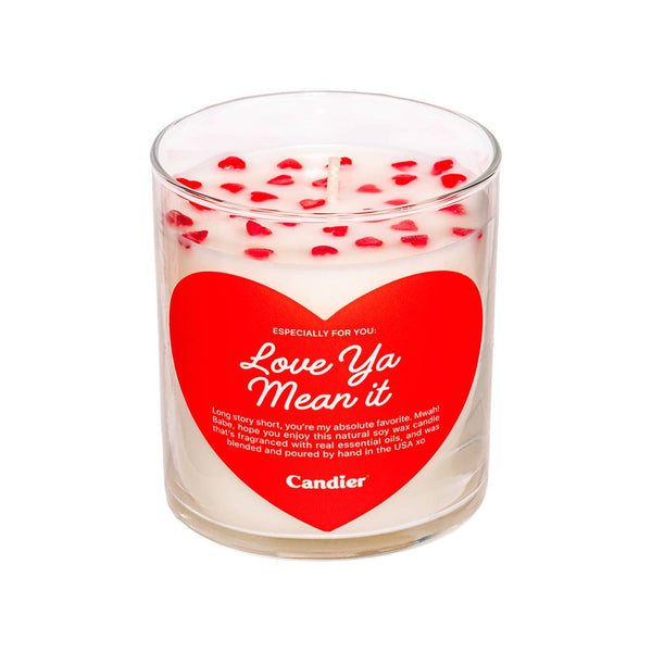 love ya mean it candle