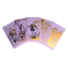 lavender/gold foil classic tarot deck & guidebook