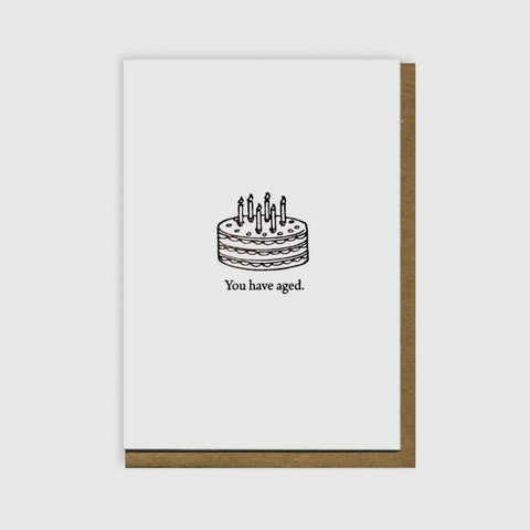 you have aged card