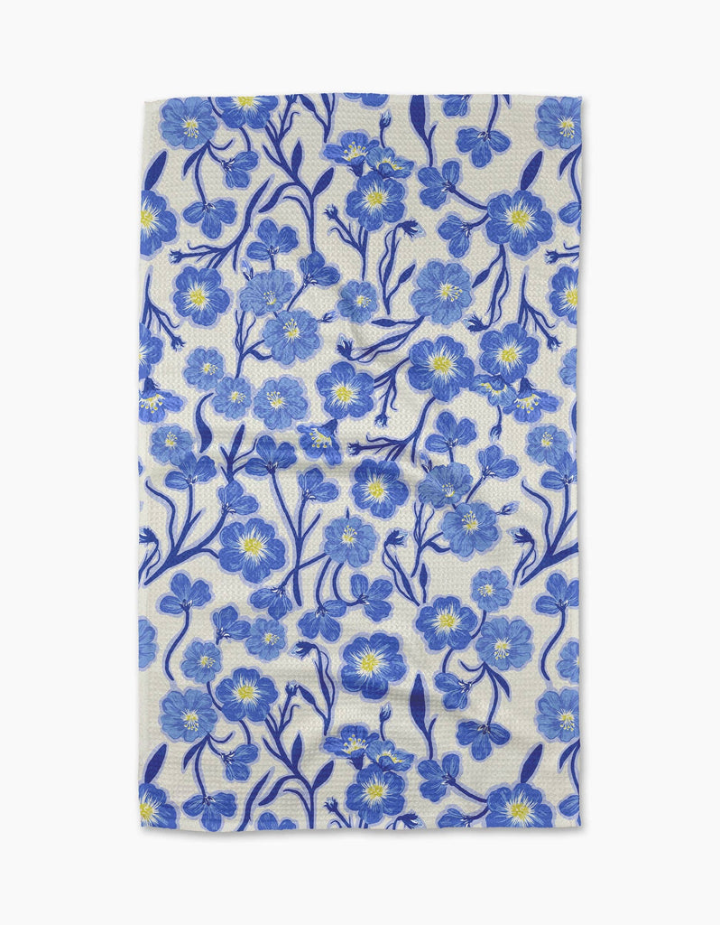 primavera blooms tea towel