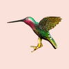 hummingbird {clip on} ornament