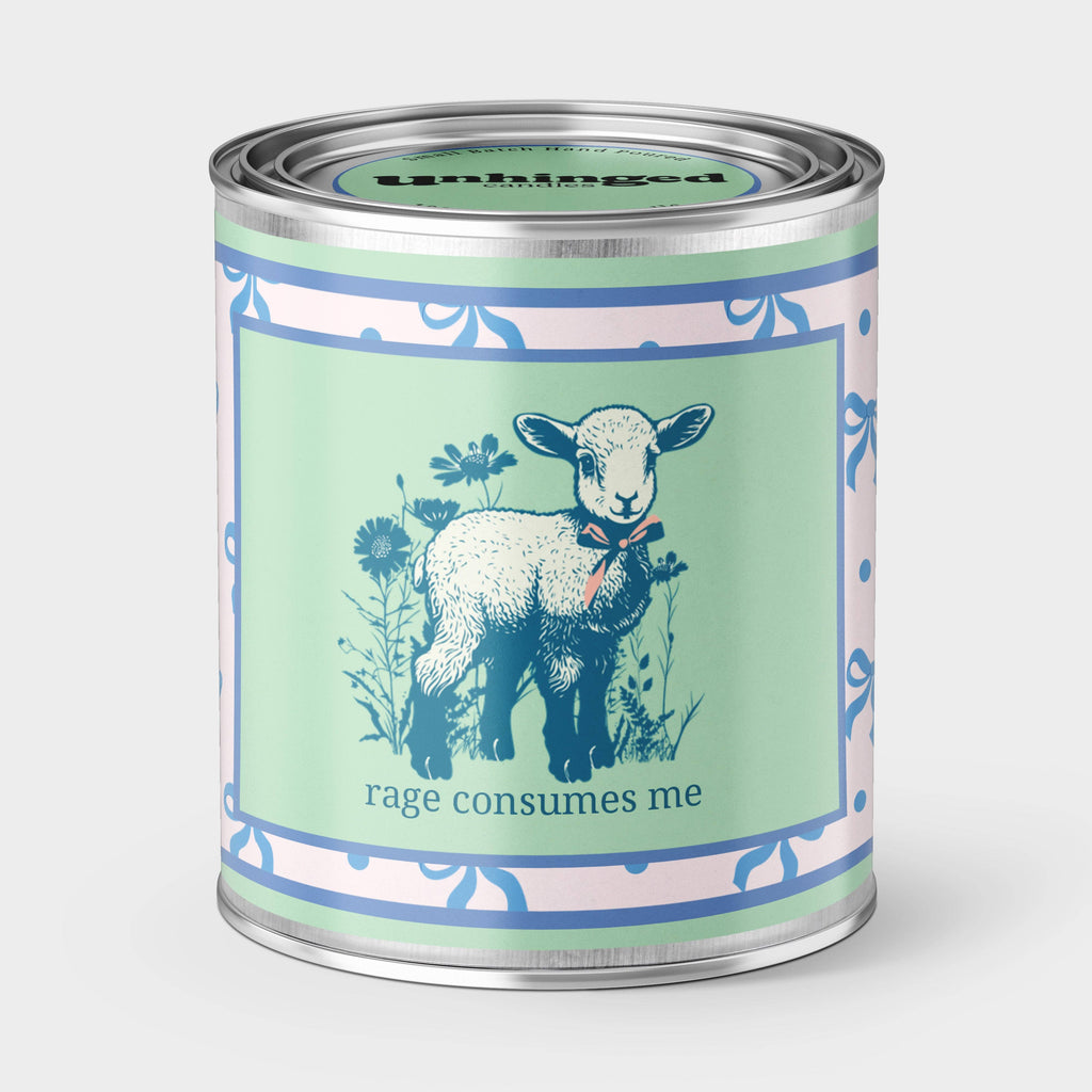rage consumes me candle