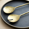 brass salad servers {set of 2}