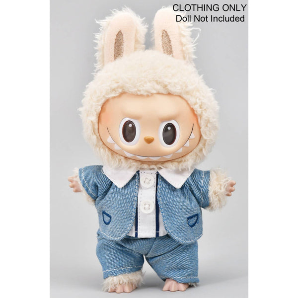 labubu 2pc blue suit