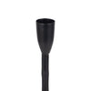 metal {black} 5-taper candle holder