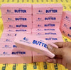 pink squishy butter stress toy