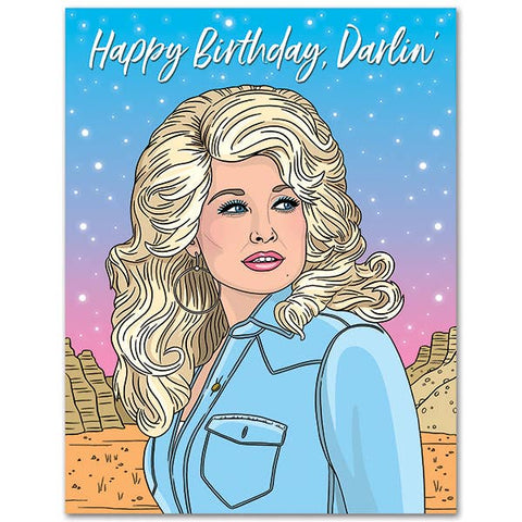 happy birthday darlin' card