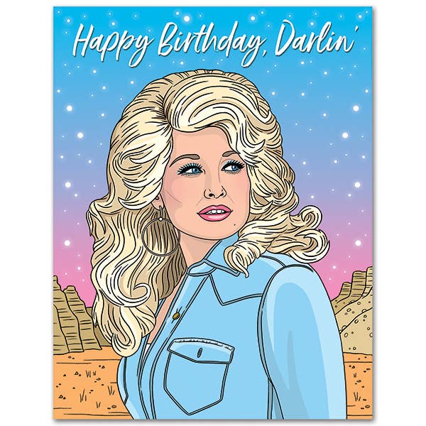 happy birthday darlin' card