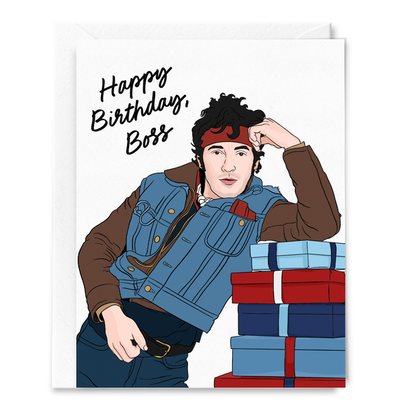 happy birthday boss card