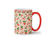cherries porcelain mug