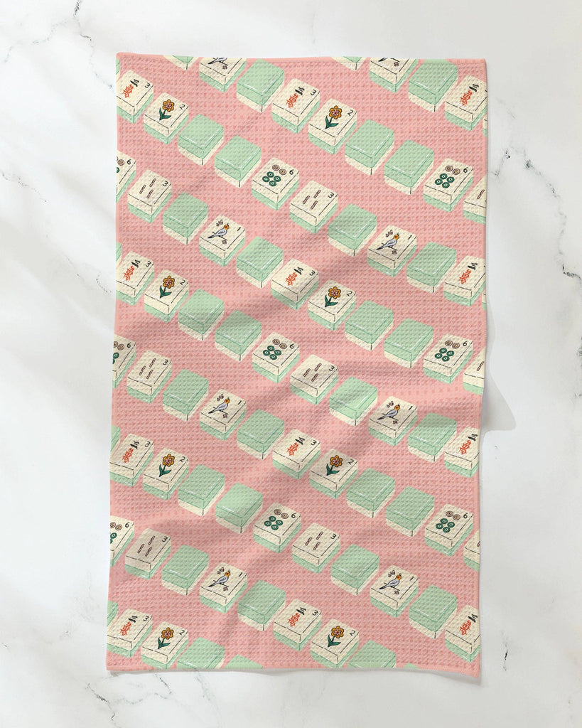 tile parade tea towel