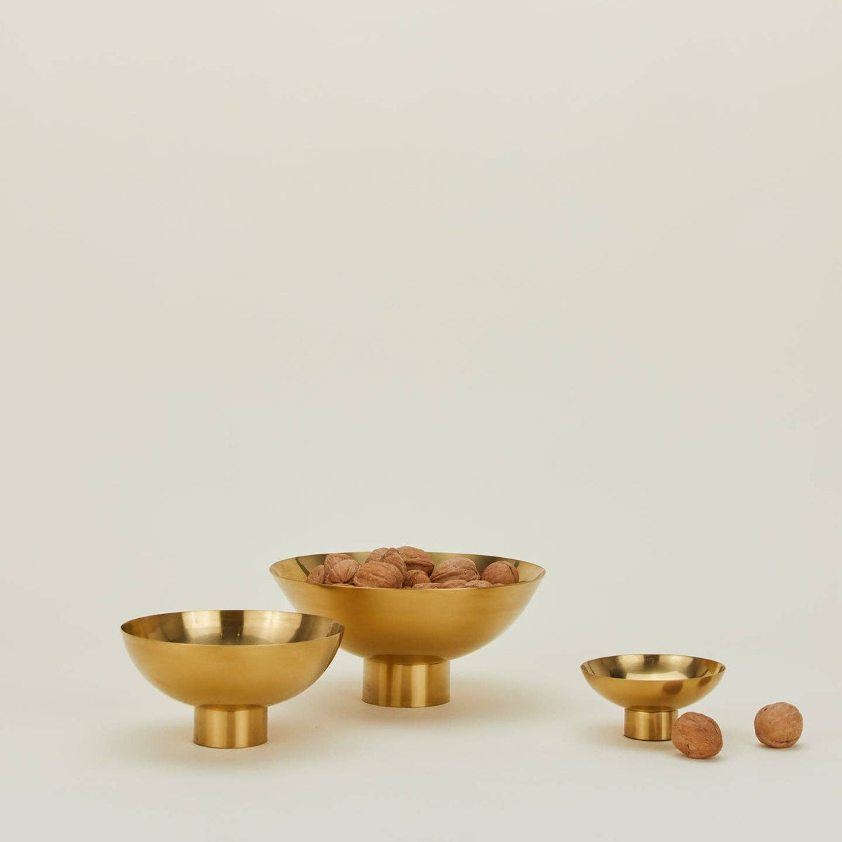 brass footed bowl {large}