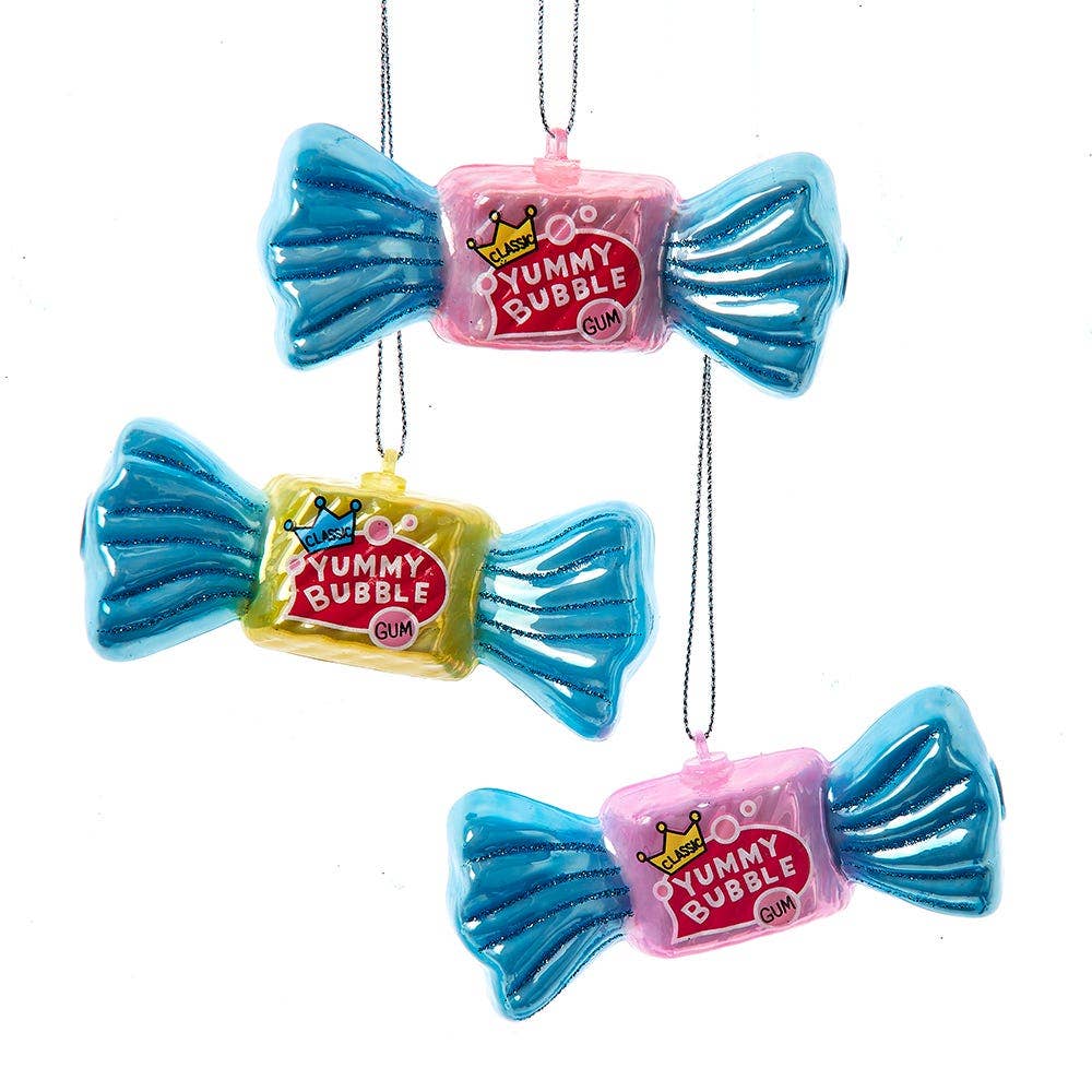 bubble gum ornament