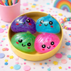 mini dumpling squishy sensory set of 12 {4 pack}