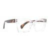 fiona {clear w/ tortoise temples} blue light {readers} eyeglasses