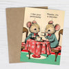 i like your personality mice card