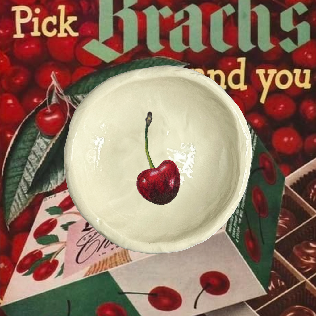 cherry trinket dish