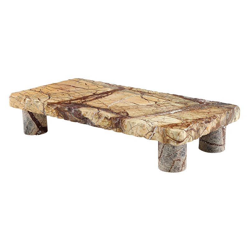 brown marble stand