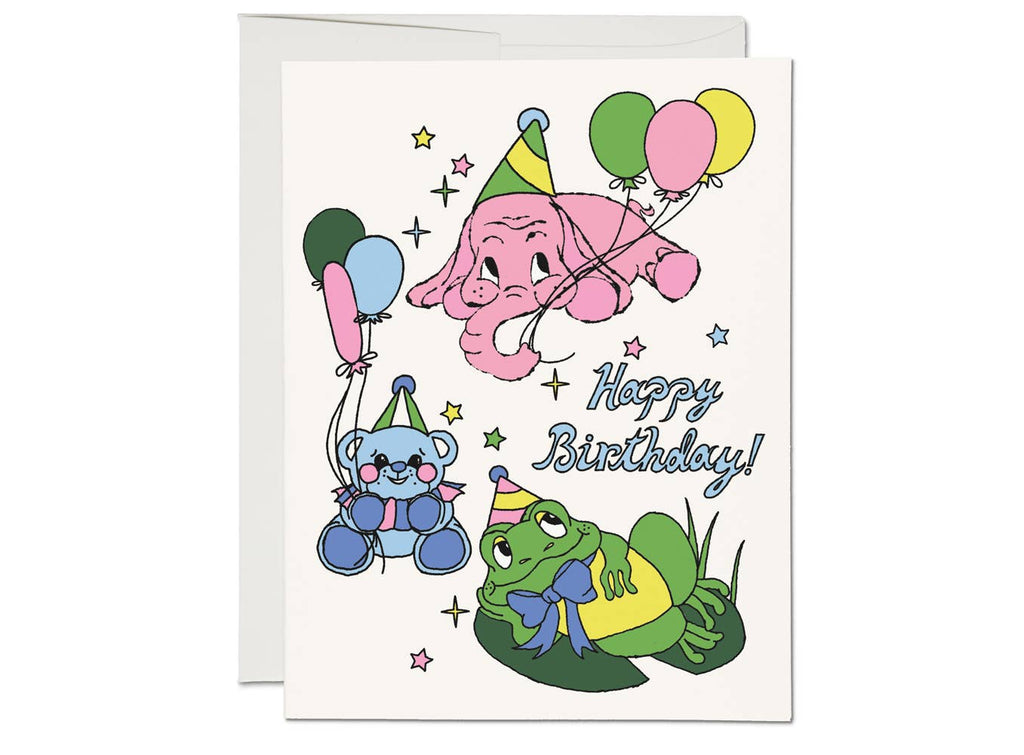 happy birthday birthday animals card