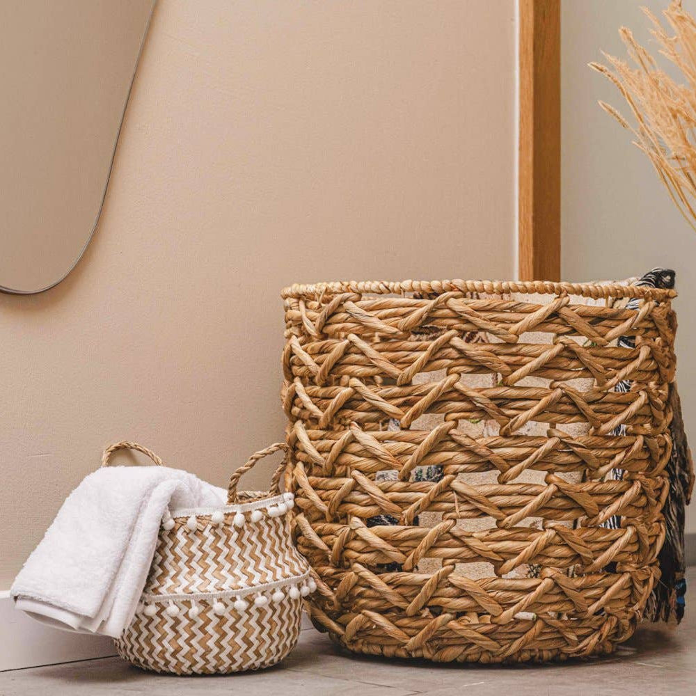 water hyacinth storage basket