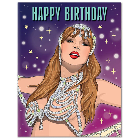 happy birthday to my favorite showgirl card