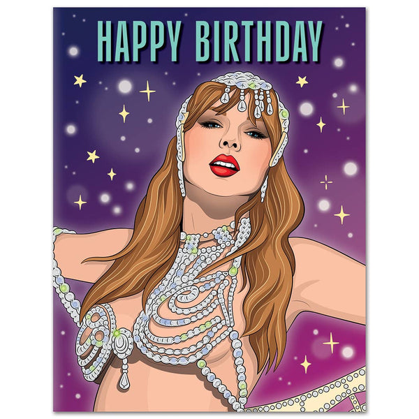 happy birthday to my favorite showgirl card