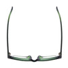 sophie {transparent green} blue light {readers} eyeglasses