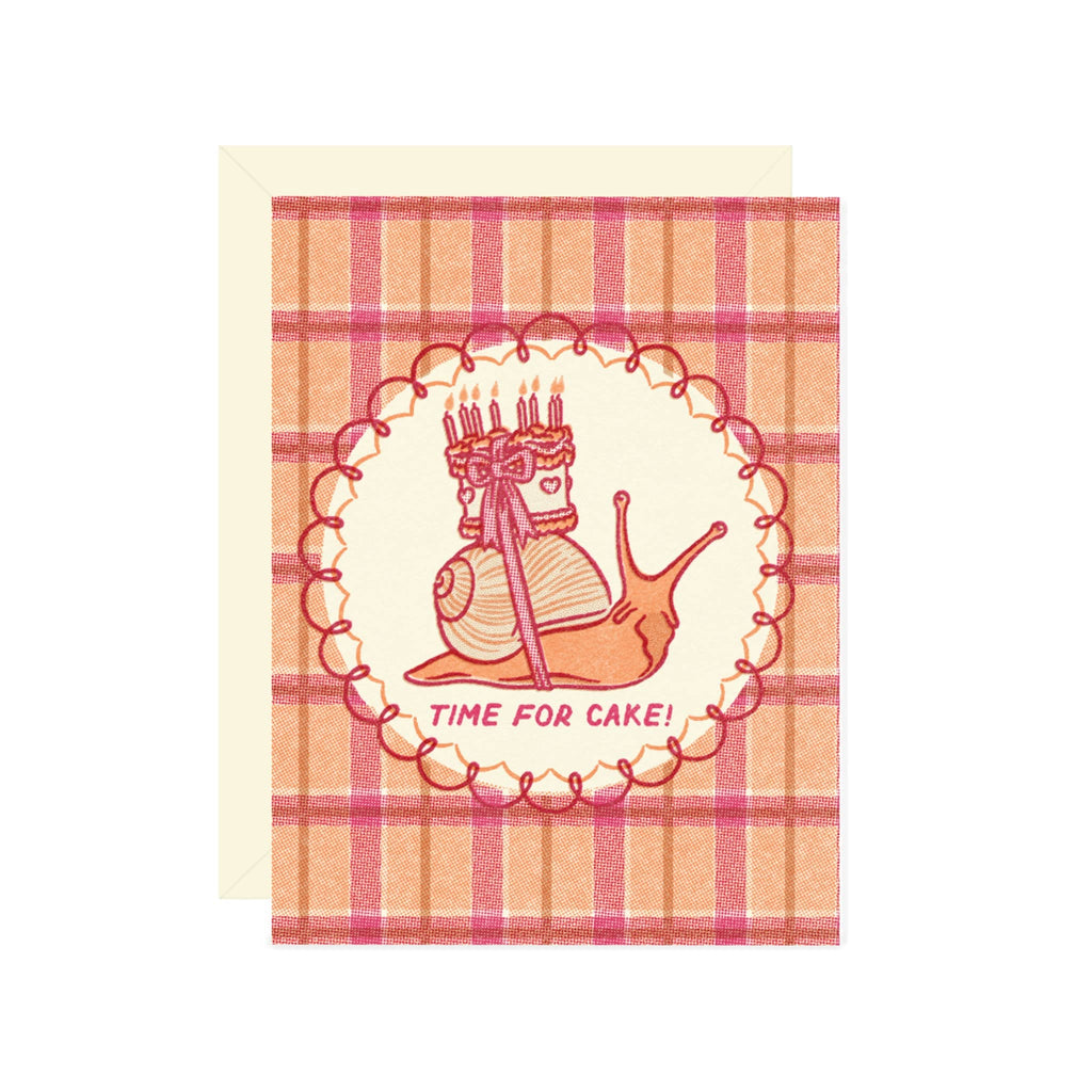 time for cake card