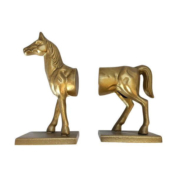 horse decorative bookend set