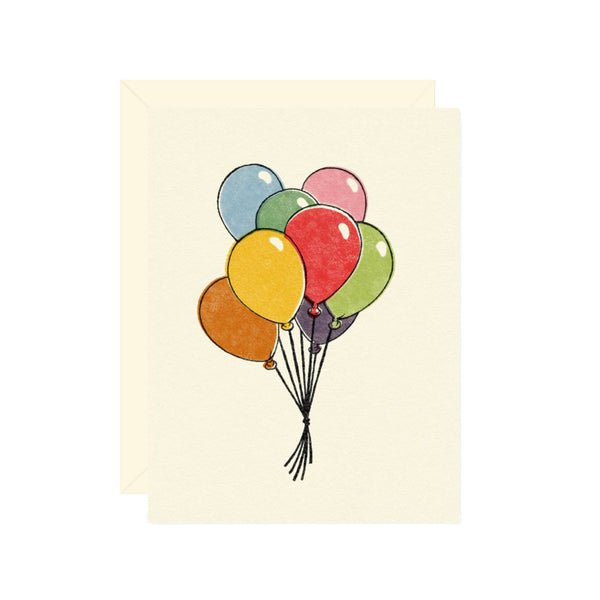 bunch of balloons card