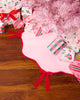 pink Christmas tree skirt