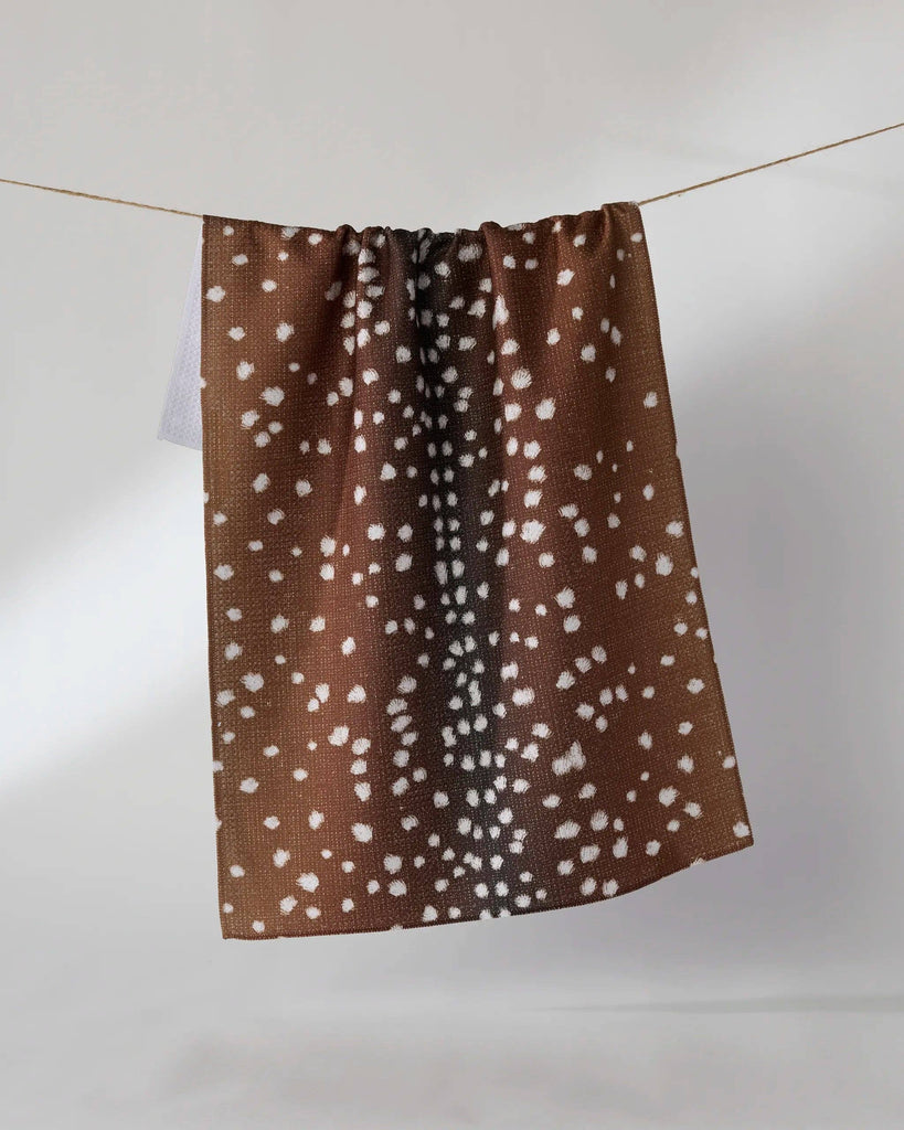 doe trail tea towel