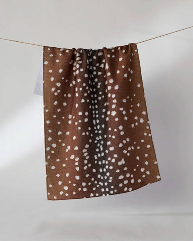 doe trail tea towel